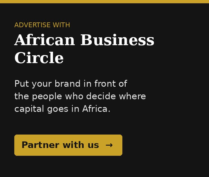 Advertise with African Business Circle
